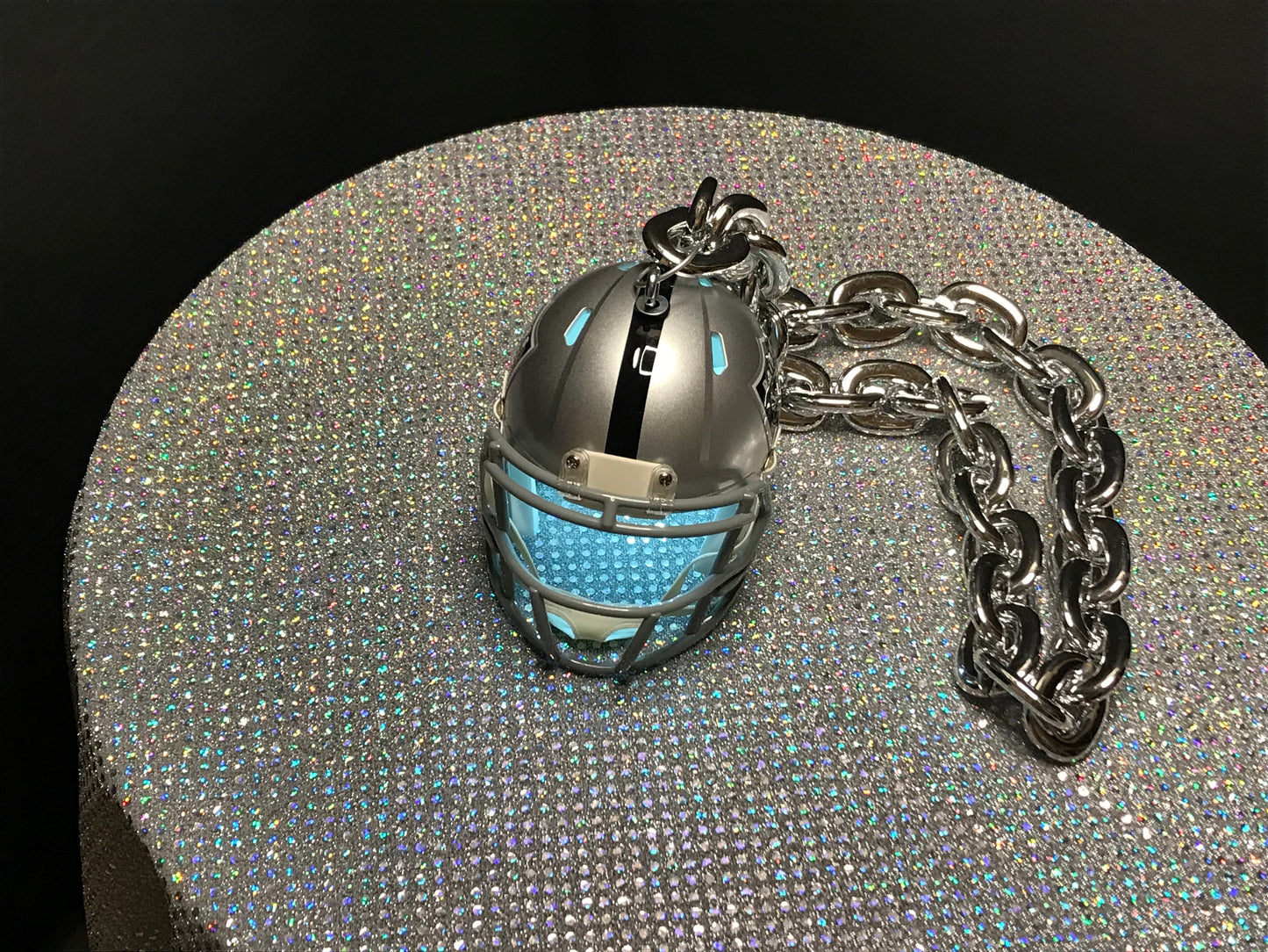 Las Vegas Raiders Custom Chain Helmet