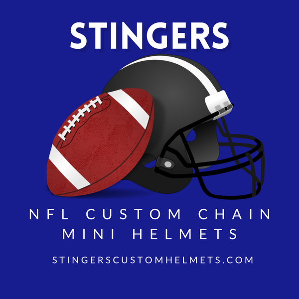 Stingers Custom Chain Mini Helmets