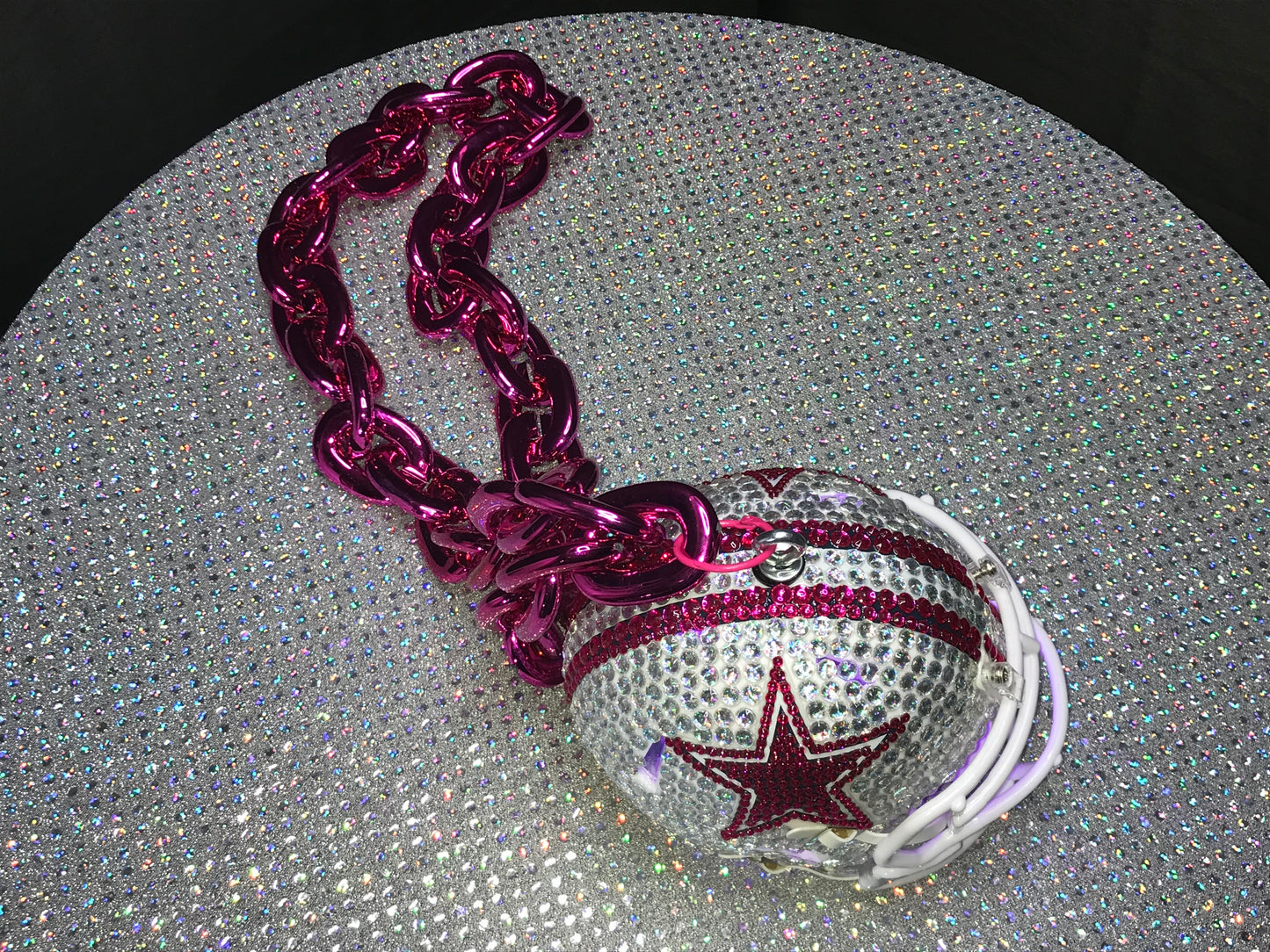 Dallas cowboys pink Bedazzled Bling