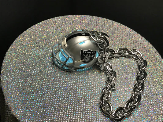 Las Vegas Raiders Custom Chain Helmet