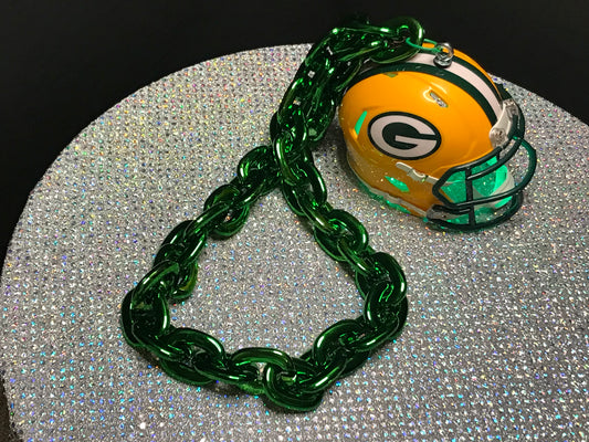 Green Bay Packers Custom Chain Helmets