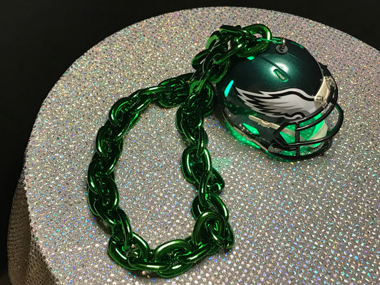 Philadelphia Eagles Custom Chain Helmet