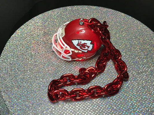 Kansas City Chiefs Custom Chain Helmet